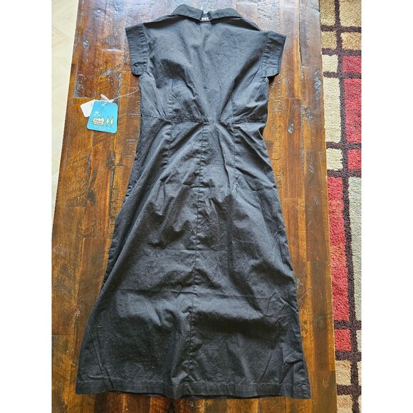 Vintage Paul Frank Collared Shirt Dress, Shift Dress, Cap Sleeve, Black, XS - Picture 6 of 6